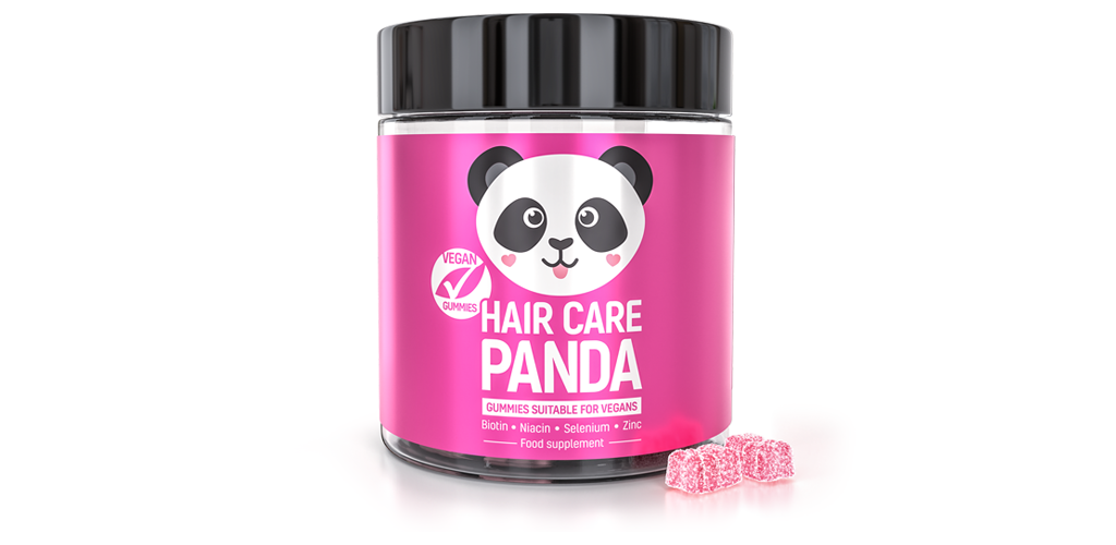 hair care panda żelki na wypadające włosy